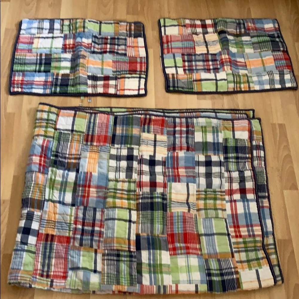 Pottery Barn Kids Madras Quilt